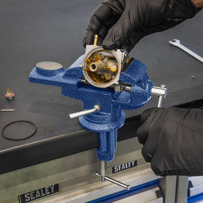 Portable Bench & Table Vice with 360° Swivel Base 50mm | CV50