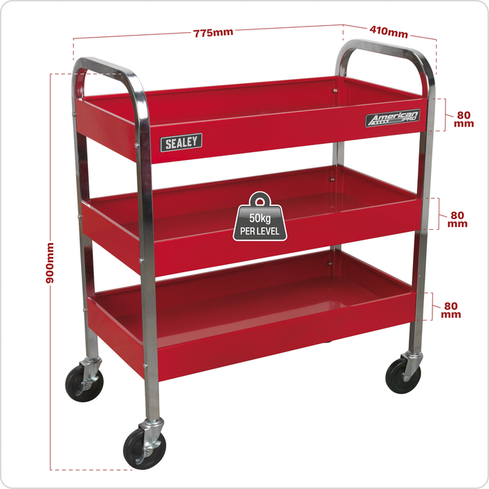 American PRO® 3-Level Heavy-Duty Trolley | CX103