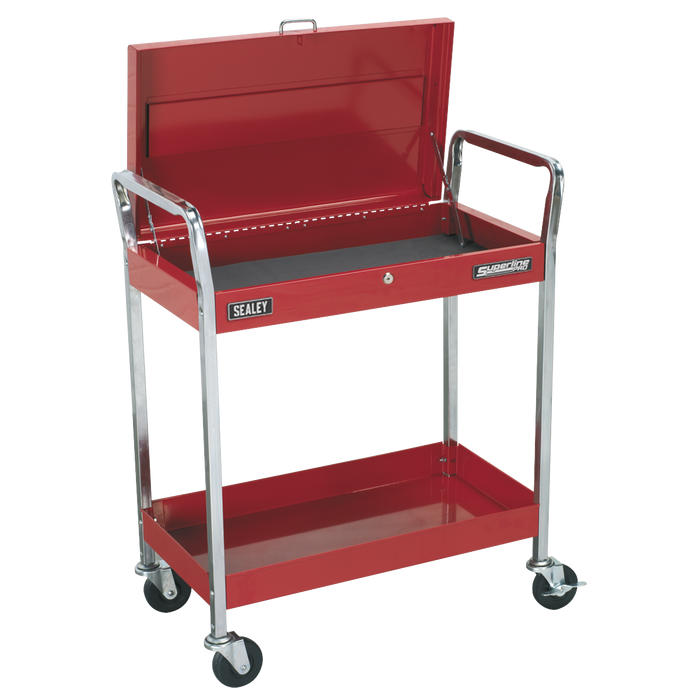 Superline PRO® Heavy-Duty Trolley with Lockable Top 2-Level | CX104