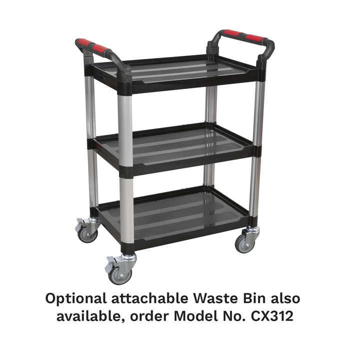 Composite Workshop Trolley 3-Level/3 Wall | CX309