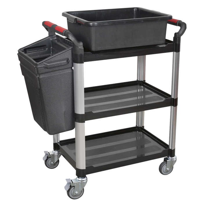 Composite Workshop Trolley 3-Level/3 Wall | CX309