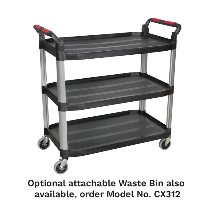 Composite Workshop Trolley 3-Level/3 Wall | CX310