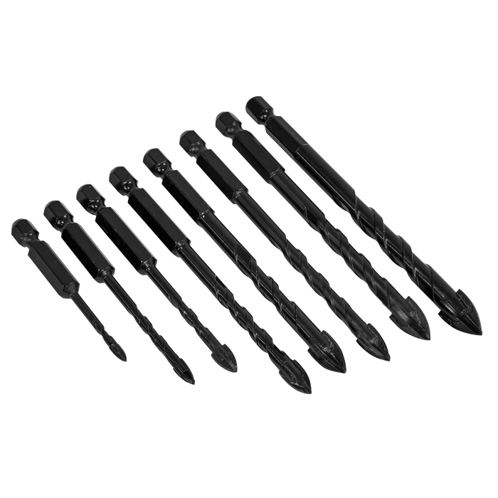 Tile & Glass Drill Bit Set 8pc | DBGC1