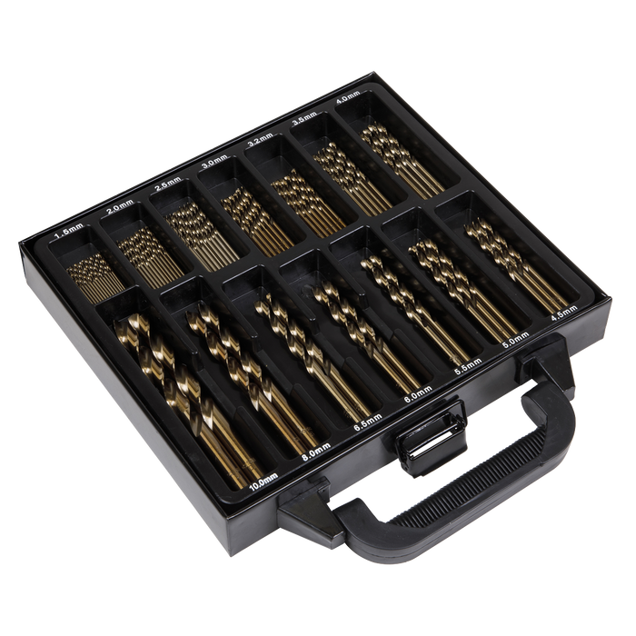 HSS Cobalt Fully Ground Drill Bit Set 99pc | DBS99CB