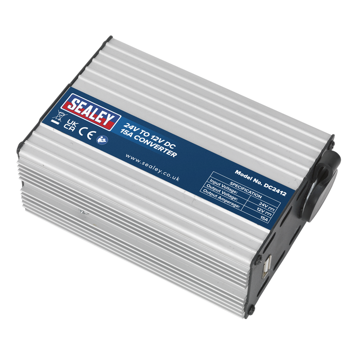 Converter 24V to 12V DC 15A | DC2412