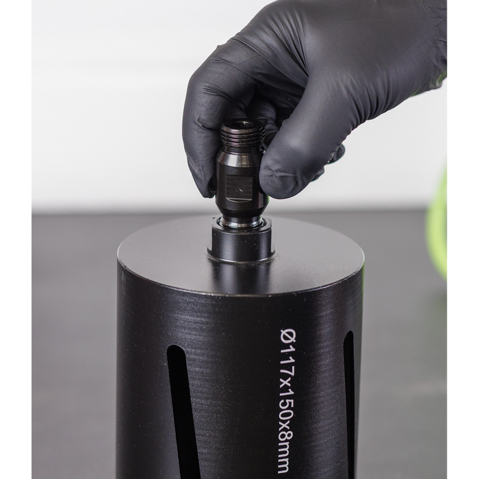 Diamond Core Drill Adaptor with Through Hole 1/2"BSP Male to 1/2"BSP Male | DCD01