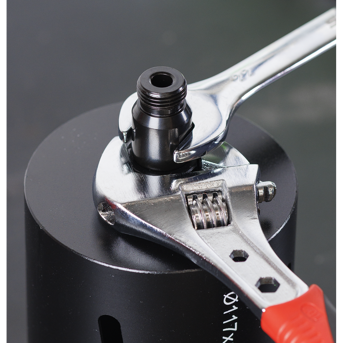 Diamond Core Drill Adaptor with Through Hole 1/2"BSP Male to 1/2"BSP Male | DCD01