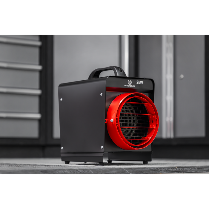 Industrial Fan Heater with Ducting 2kW/230V | DEH2001