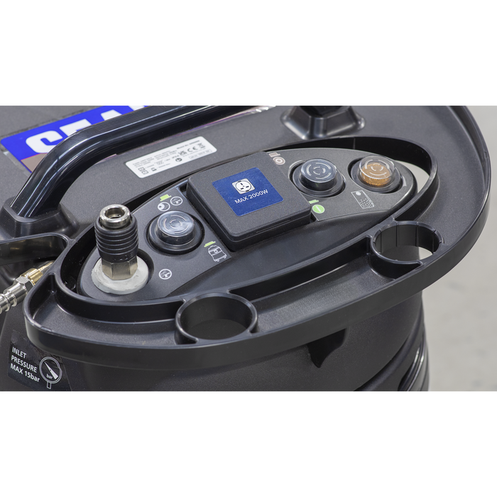 M Class Dust-Free Industrial Wet & Dry Vacuum Cleaner 35L with Autostart for Air/Electric Power Tools 1000W/230V | DFS35M