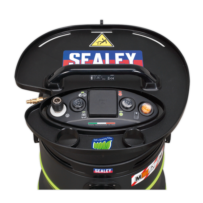 M Class Dust-Free Industrial Wet & Dry Vacuum Cleaner 35L with Autostart for Air/Electric Power Tools 1000W/230V | DFS35M