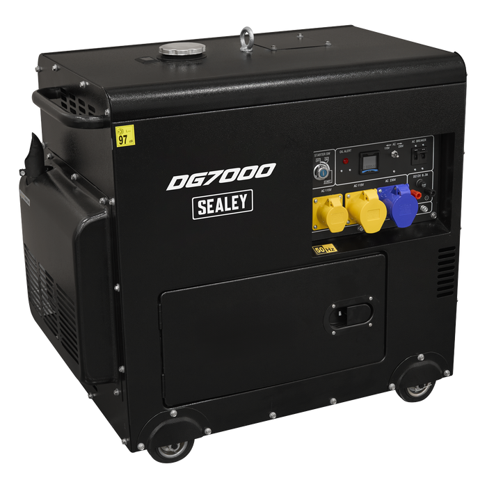 7000W Diesel Generator 4-Stroke Engine 110/230V | DG7000