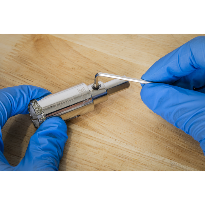 Electroplated Diamond Hole Saw 22mm | DHS22