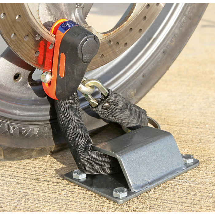 Motorcycle Ground Anchor with 4 Security Bolts | MCGA01