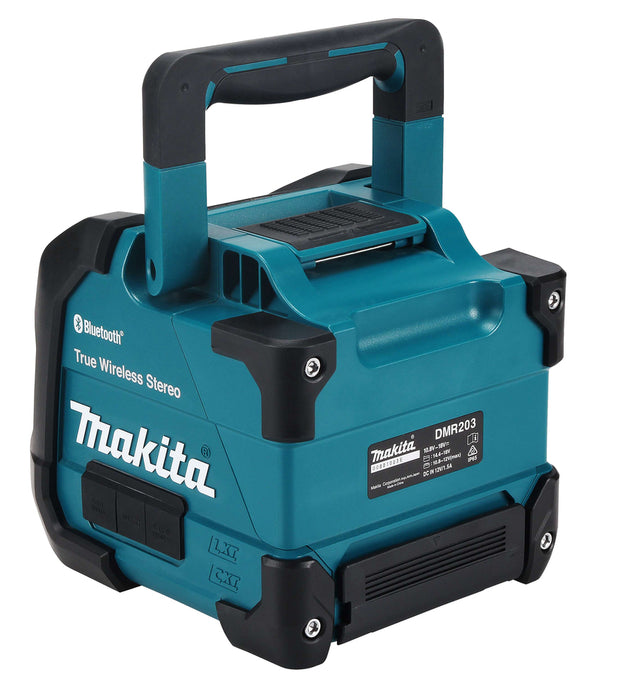Makita Bluetooth Site Speaker CXT / LXT With LCD Display | DMR203