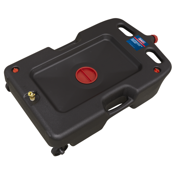 Oil/Fluid Drain & Recycling Container with Wheels 57L | DRP09