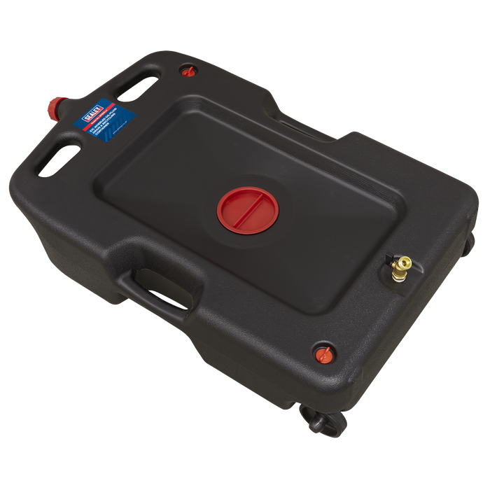 Oil/Fluid Drain & Recycling Container with Wheels 57L | DRP09