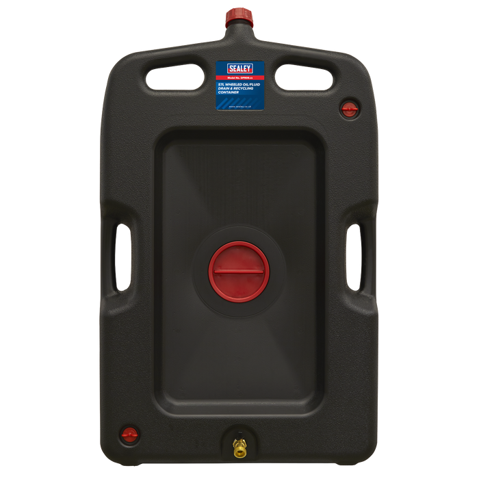 Oil/Fluid Drain & Recycling Container with Wheels 57L | DRP09