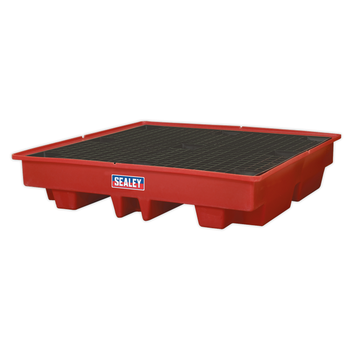 Polyethylene Barrel Bund/Spill Pallet 1280 x 1280 x 275mm | DRP13