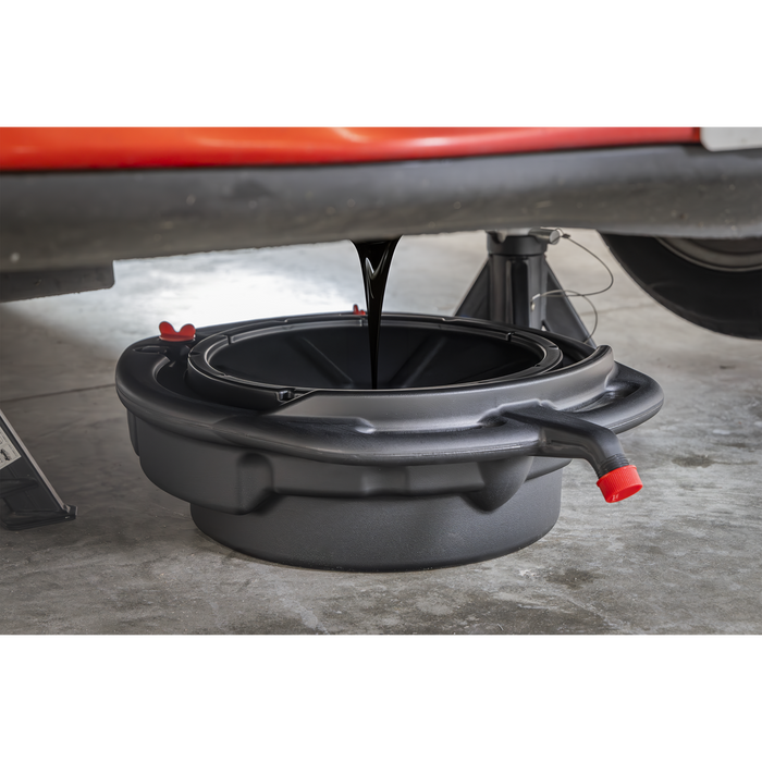 Oil/Fluid Drain Pan & Recycling Container 8L | DRP38