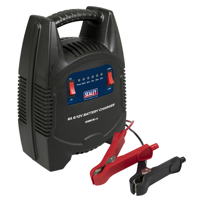 8A 6/12V Battery Charger 230V | DSBC8
