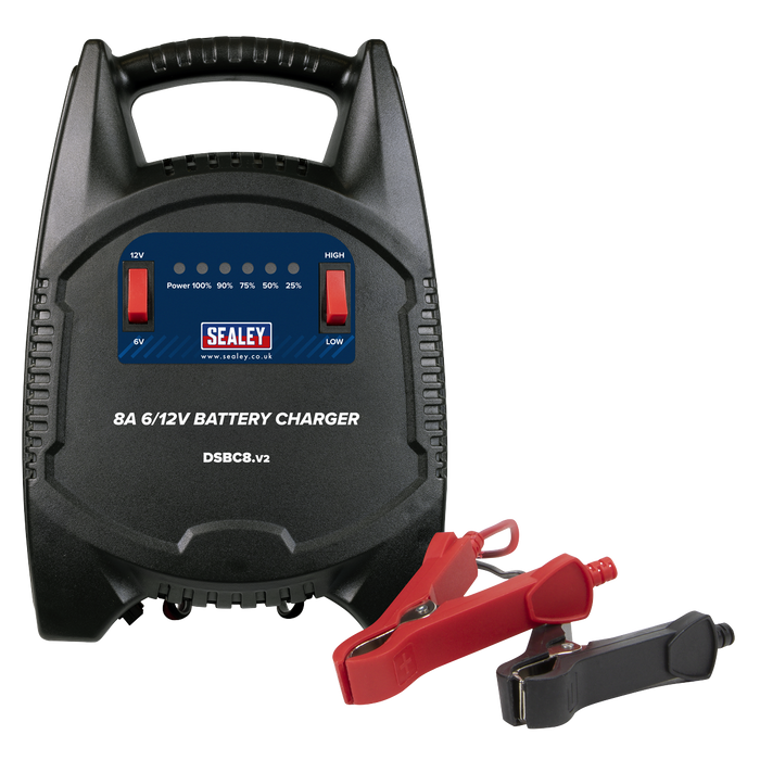 8A 6/12V Battery Charger 230V | DSBC8