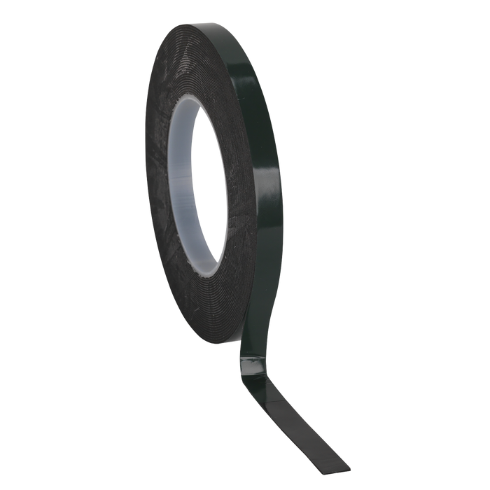 Double-Sided Adhesive Foam Tape 12mm x 10m - Green Backing | DSTG1210