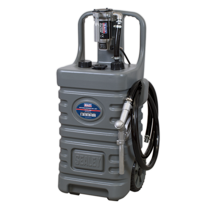 Mobile Dispensing Tank with Diesel Pump 55L - Grey | DT55GCOMBO1
