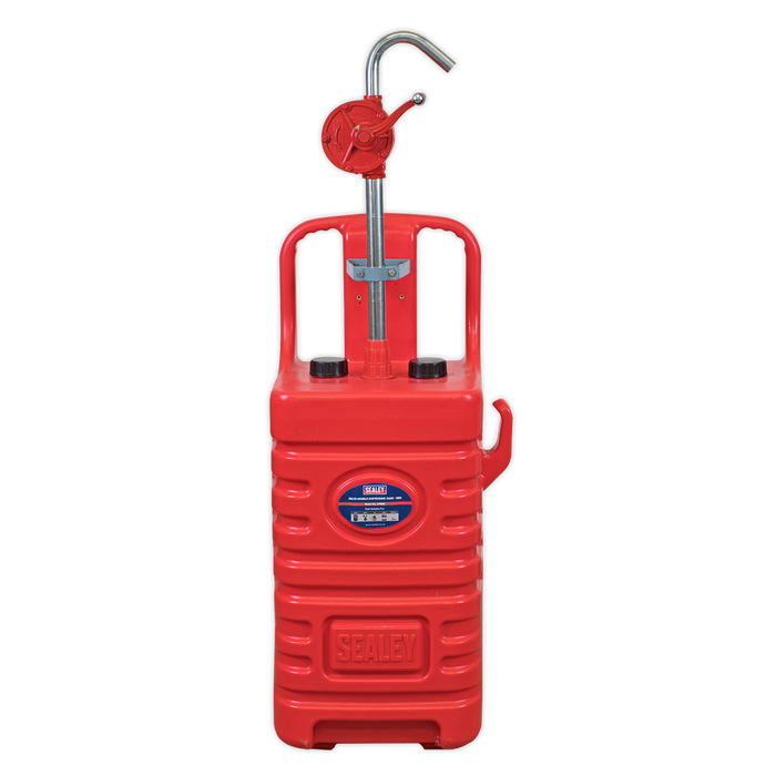 Mobile Dispensing Tank with Oil Rotary Pump 55L - Red | DT55RCOMBO1