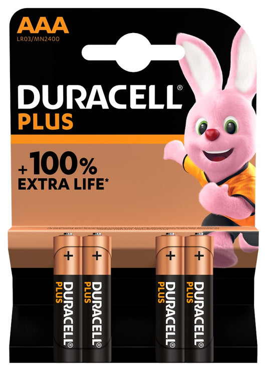 AAA Power Batteries (Pack of 4) | Duracell Plus