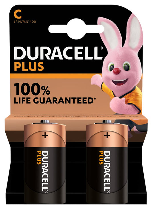 C Power Batteries (Pack of 2) | Duracell Plus