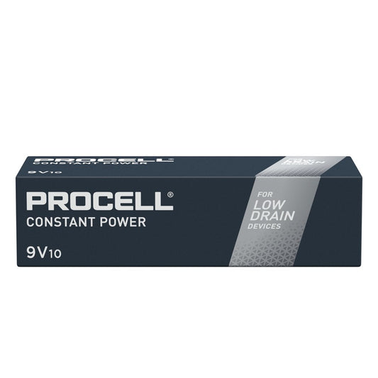 9V MN1604 Alkaline Battery (Pack of 10) | Duracell Procell
