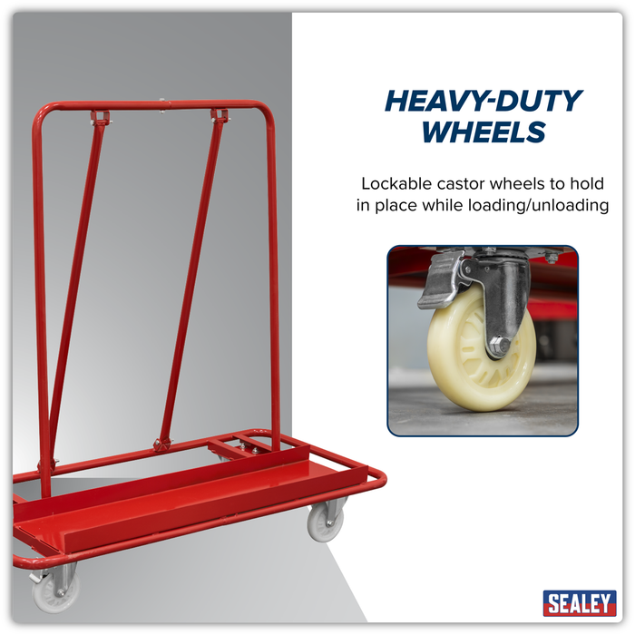 Plasterboard Trolley Large Sheet Handling 800kg Capacity | DWC01