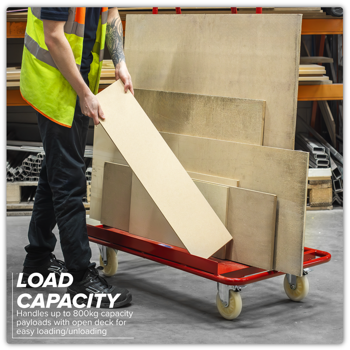 Plasterboard Trolley Large Sheet Handling 800kg Capacity | DWC01