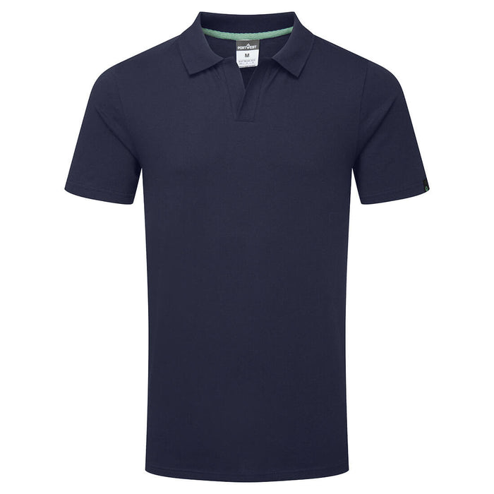 Portwest Organic Cotton Recyclable Polo Shirt Short Sleeved | EC210
