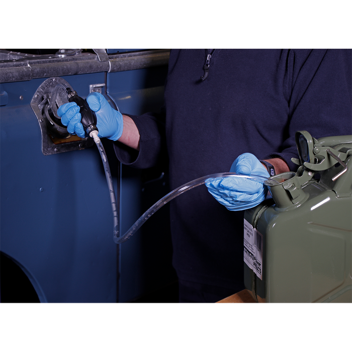 Emergency Fuel Transfer Syphon Pump for Petrol/Diesel/Water/Low Viscosity Fluids with 2m Hose | EC96
