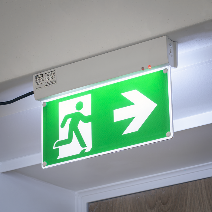 Maintained Emergency LED Fire Exit Sign | EM01LED