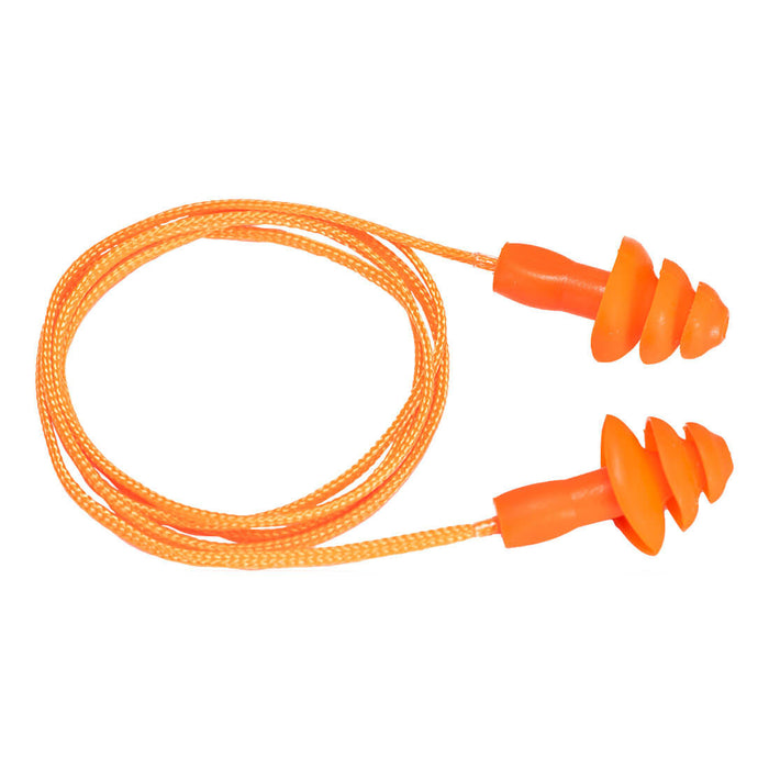 Portwest Reusable Corded TPR Ear Plugs (50 Pairs) | EP04ORR