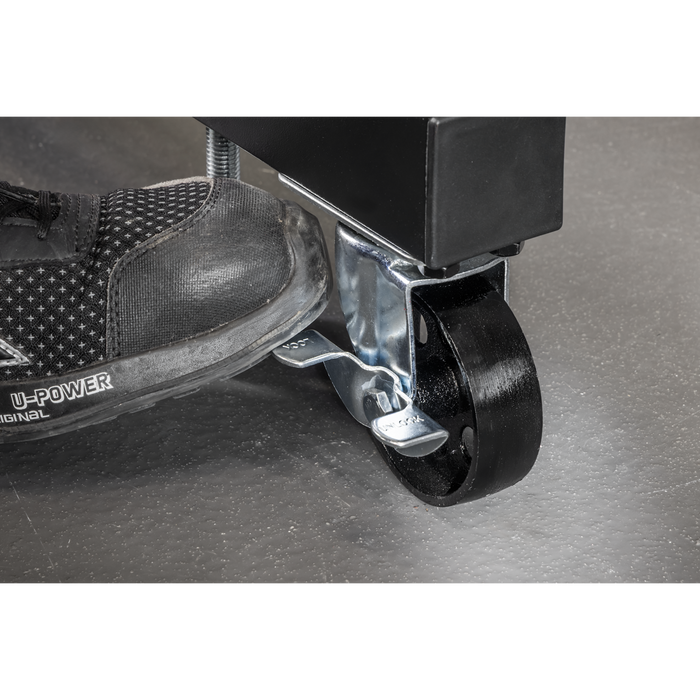 Viking Folding 360º Rotating Engine Stand with Geared Handle & Drain Pan | ES680DS