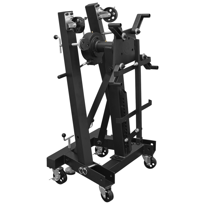 Viking Folding 360º Rotating Engine Stand with Geared Handle & Drain Pan | ES680DS