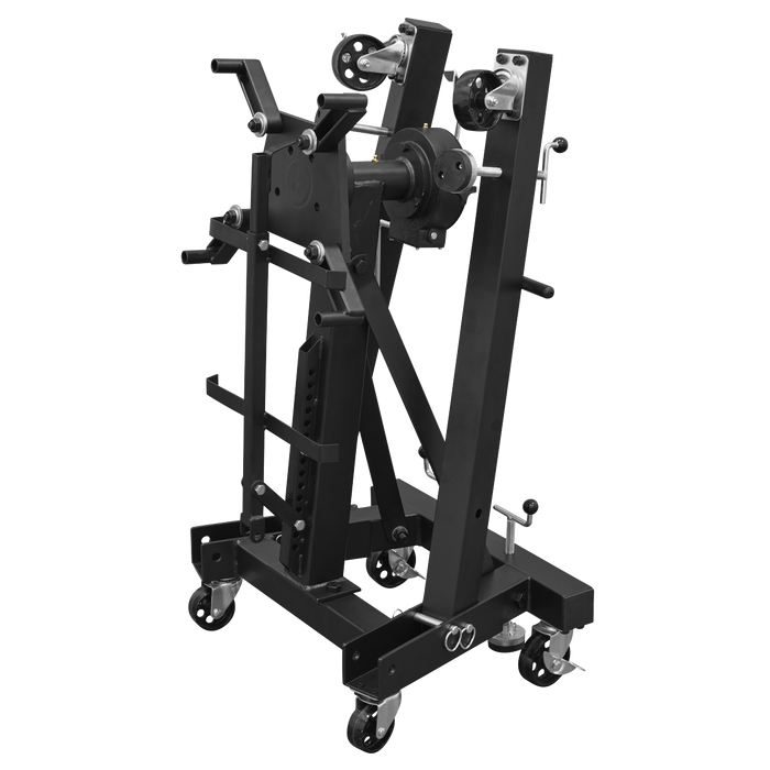 Viking Folding 360º Rotating Engine Stand with Geared Handle & Drain Pan | ES680DS