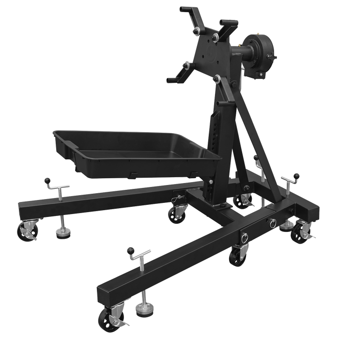 Viking Folding 360º Rotating Engine Stand with Geared Handle & Drain Pan | ES680DS