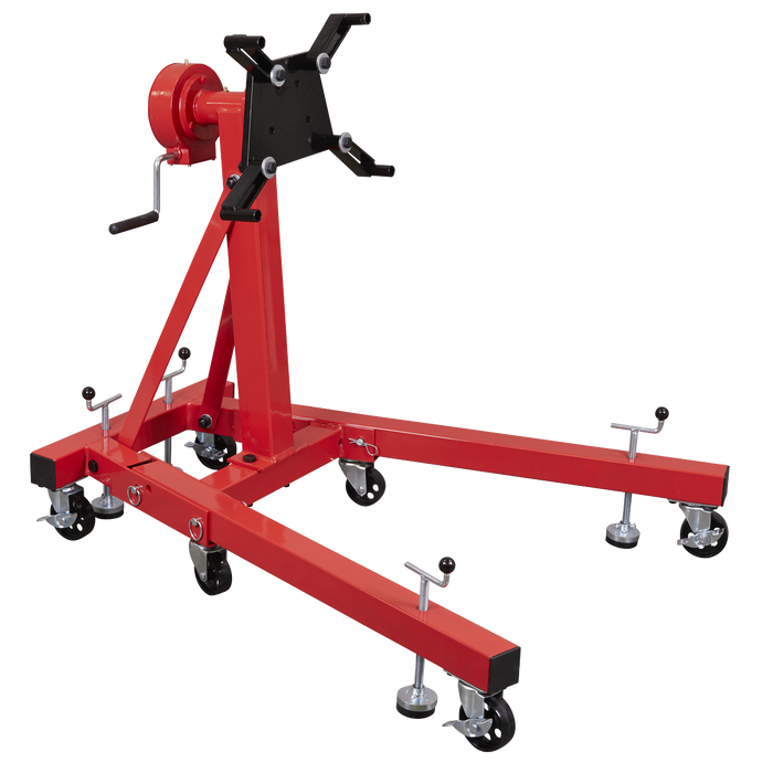 Folding 360º Rotating Engine Stand with Geared Handle Drive 680kg Capacity | ES680D
