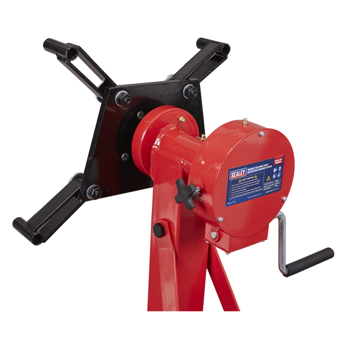 Folding 360º Rotating Engine Stand with Geared Handle Drive 680kg Capacity | ES680D