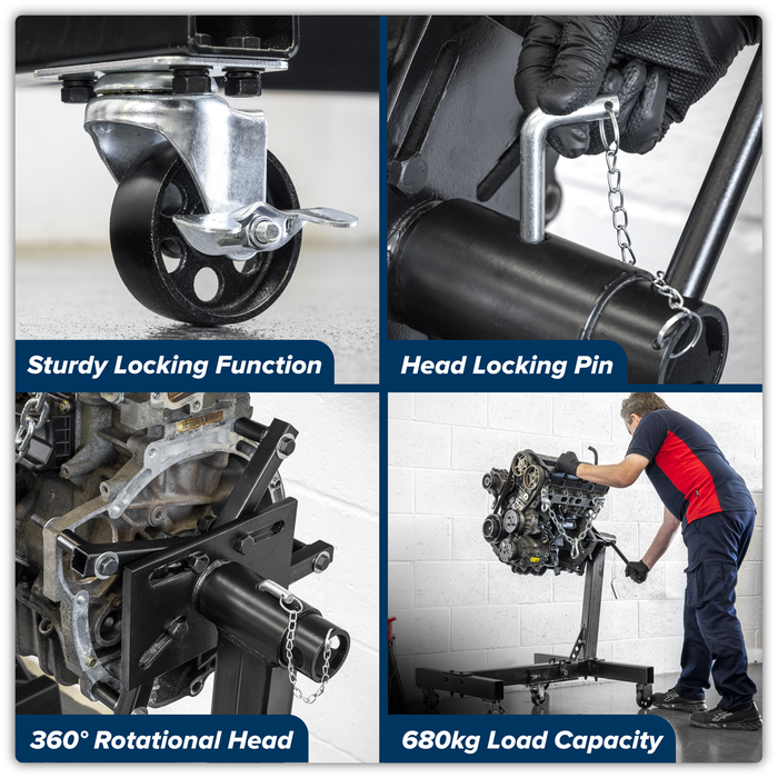 Folding Engine Stand 680kg Capacity | ES680F