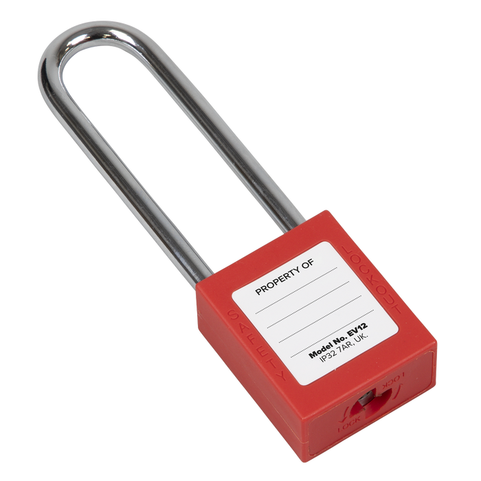 Long Shackle Safety Lockout Padlock | EV12