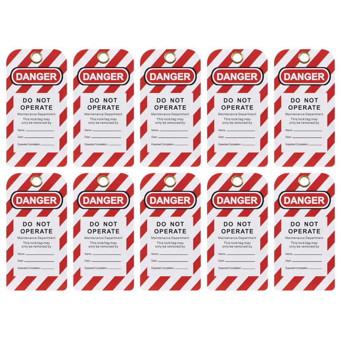 Lockout Safety Tag 10pc | EV17