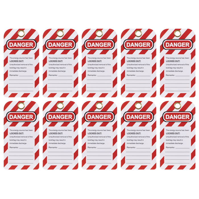 Lockout Safety Tag 10pc | EV17