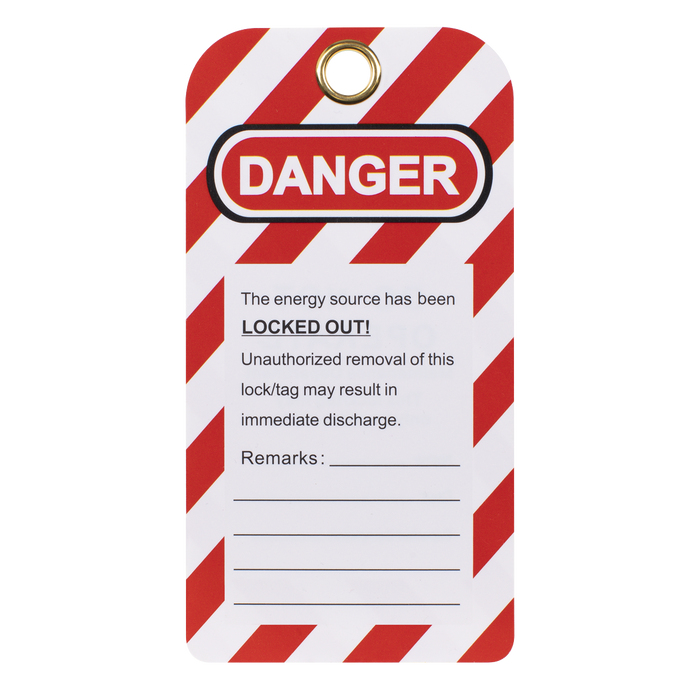 Lockout Safety Tag 10pc | EV17
