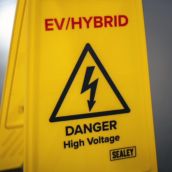 EV/Hybrid Floor Warning Signs - Pack of 2 | EV19