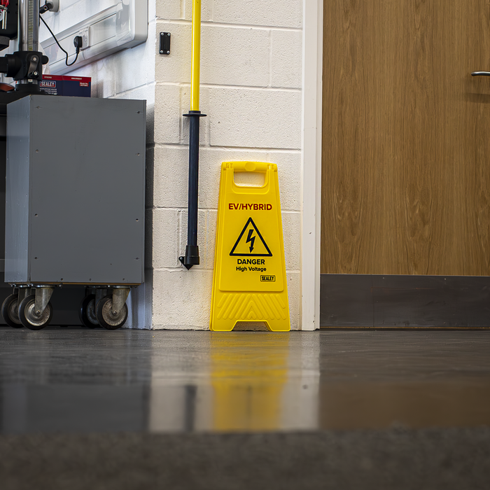 EV/Hybrid Floor Warning Signs - Pack of 2 | EV19